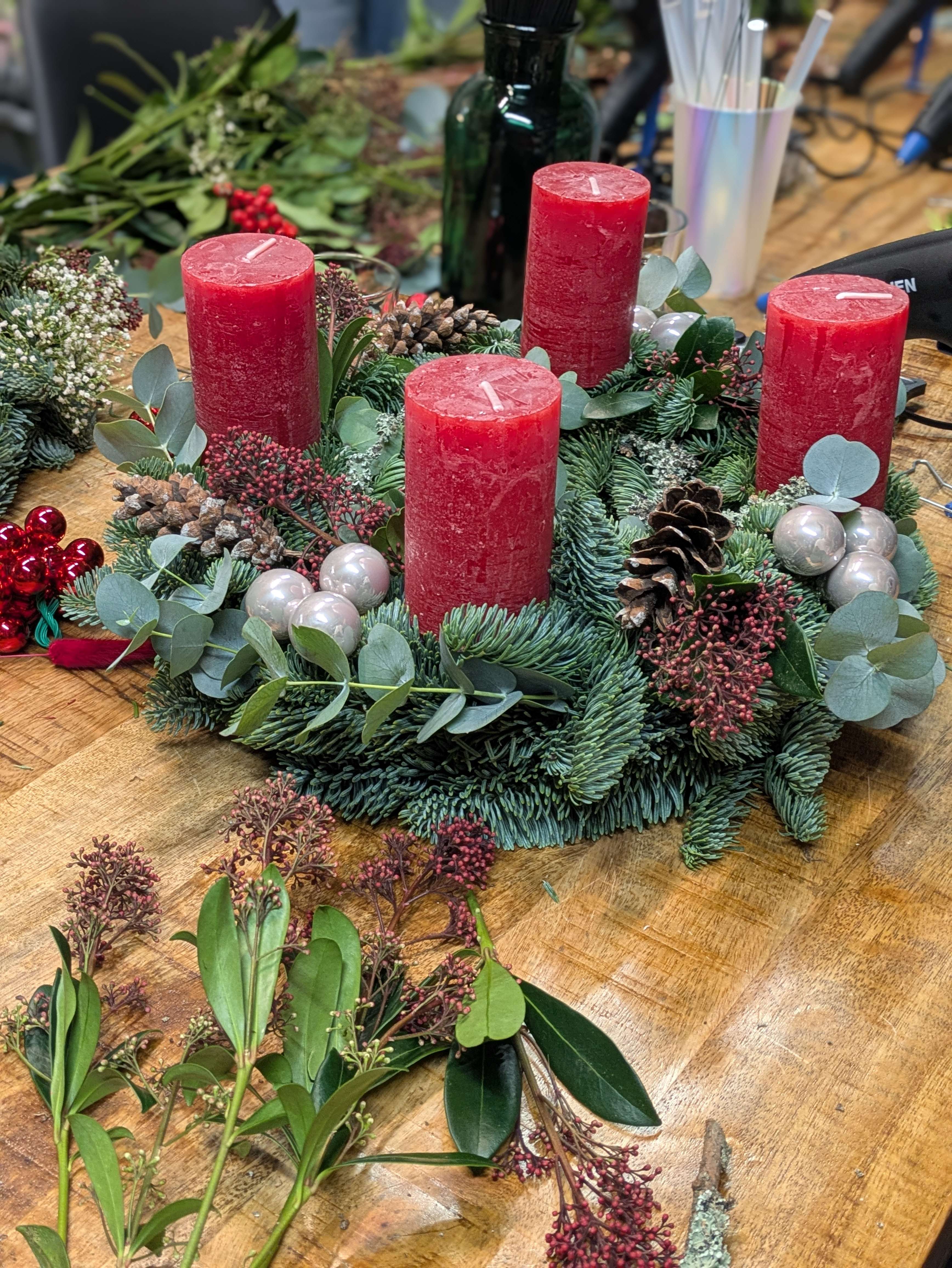 Adventskranz selbst binden