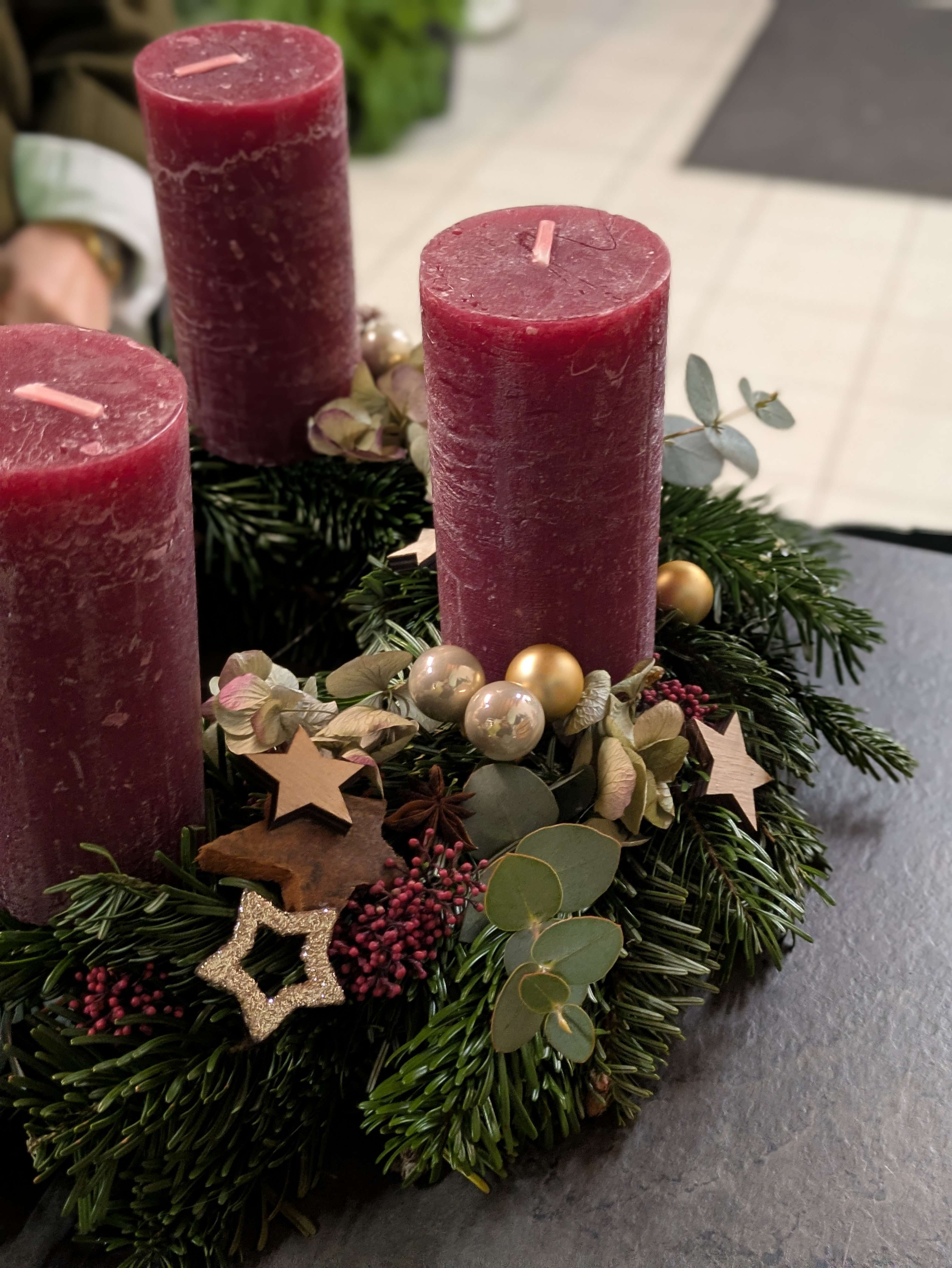 Adventskranz selbst binden